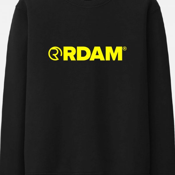 RDAM® | Neon Yellow op Zwart | Sweater