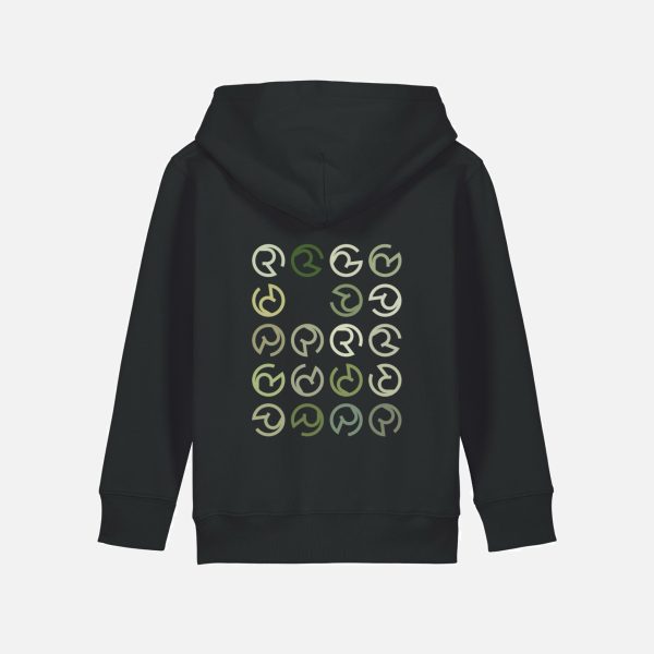 RDAM® | Iconic Grid Art Groen | Kinderhoodie