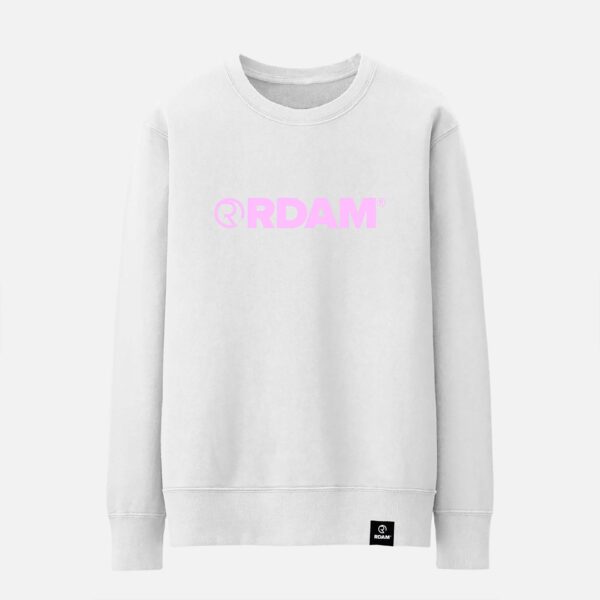 RDAM® | Iconic Essential Soft Pink op Wit | Sweater