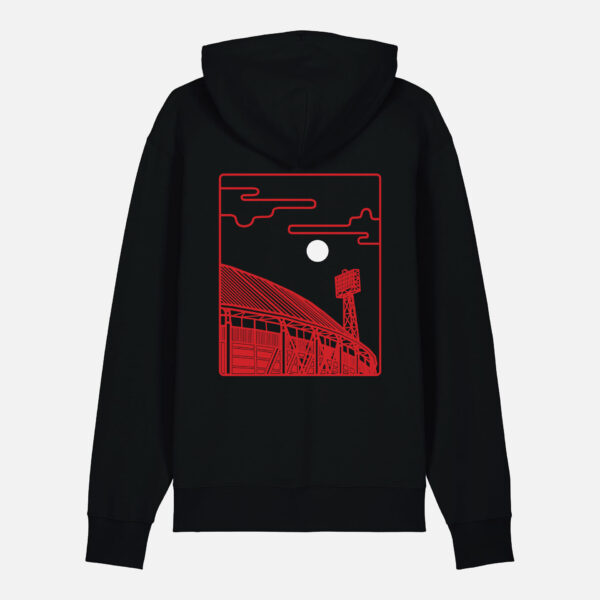 RDAM® | De Kuip Lampjes Lineart Rood-Wit | Hoodie