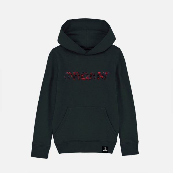 RDAM® | Feyenoord Camo op Zwart | Kinder Hoodie