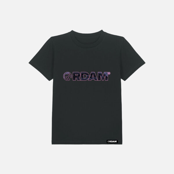 RDAM® | Feyenoord Kuip Paars-Roze op Zwart | Kindershirt