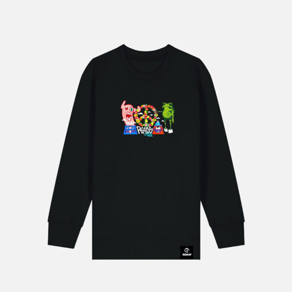 RDAM® | Ox-Alien x GBEDO Art op Zwart | Kindersweater