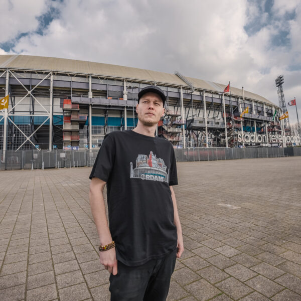 RDAM® | Feyenoord Kuip Beker Editie op Zwart | T-Shirt