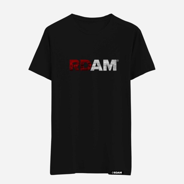 RDAM® Kuip Rood Wit op Zwart Set | Shirt en Cap