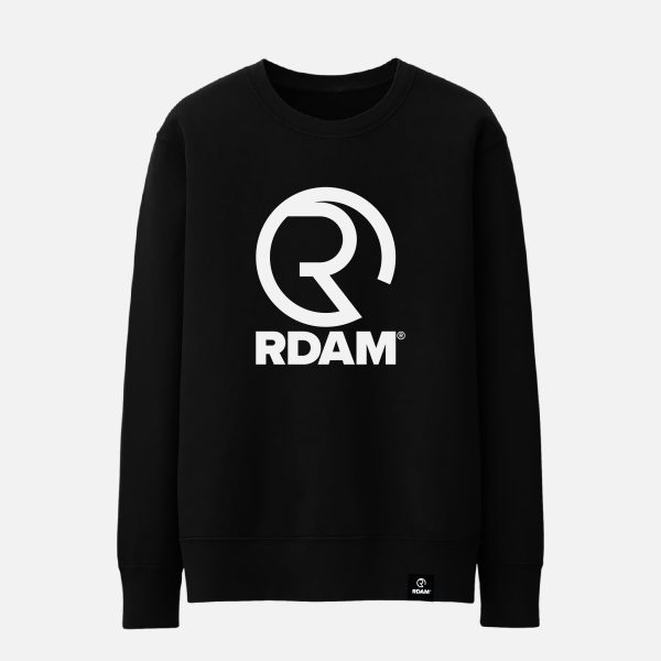 RDAM® | Iconic Wit op Zwart | Sweater