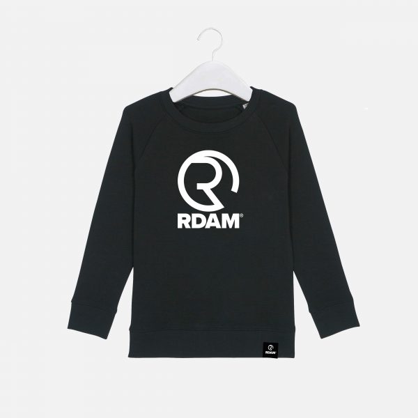 RDAM® | Iconic Wit op Zwart | Kinder Sweater
