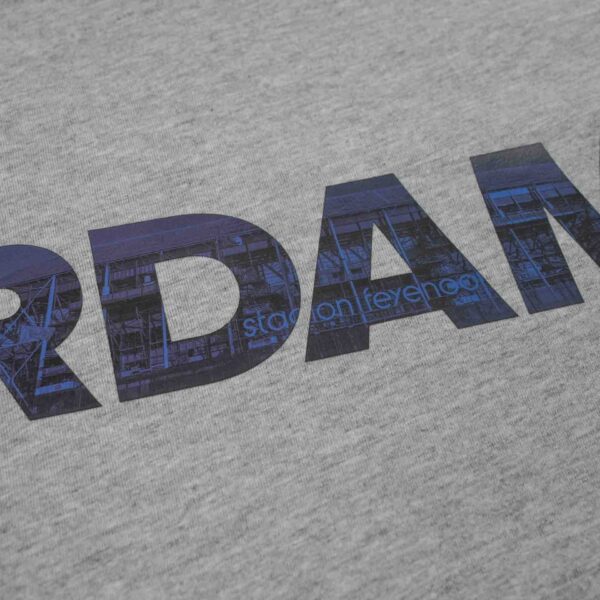 RDAM® | Feyenoord Kuip Blauw op Heather Grey | Sweater