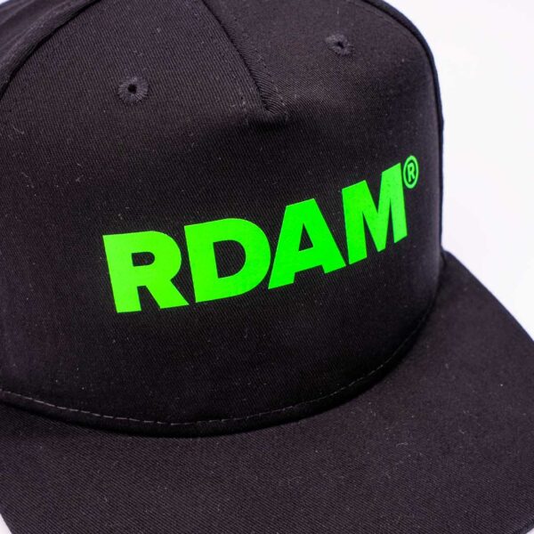 RDAM® Original Cap Neon Groen op Zwart