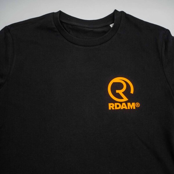RDAM® | Classic Iconic Oranje op Zwart | T-Shirt