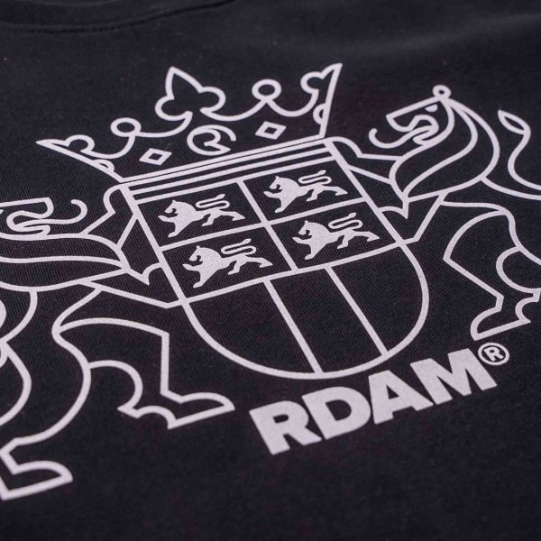 RDAM® | Sterker Door Grijs op Zwart | Sweater