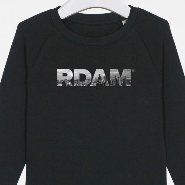 RDAM® | Skyline op Zwart | Kinder Sweater