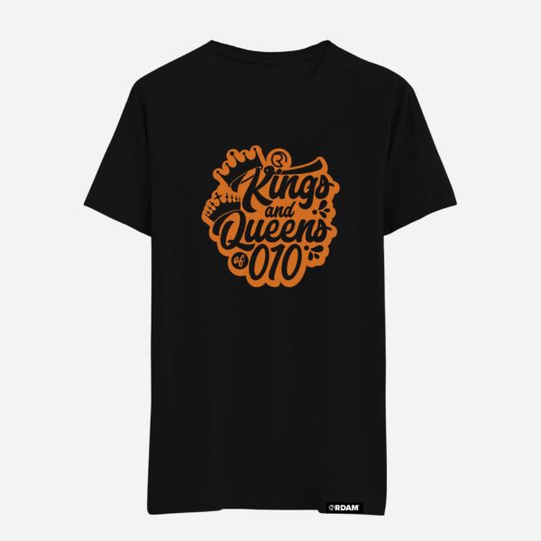 RDAM® | Kings and Queens Editie Oranje op Zwart | Shirt