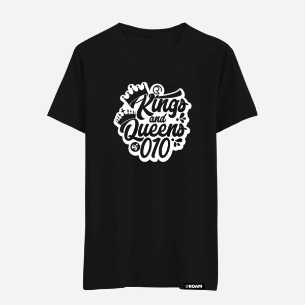 RDAM® | Kings and Queens Editie Wit op Zwart | Shirt