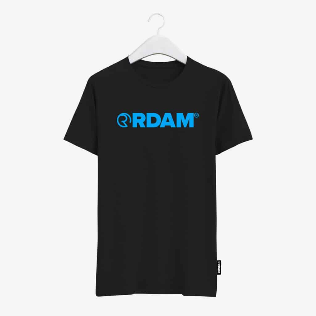 RDAM-Neon-Blue-zwart rdam shirt neon blue