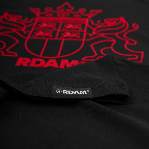 RDAM® | Sterker Door Zwart op Rood | Sweater