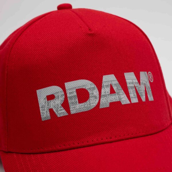 RDAM® Classic Cap Kuip Wit op Rood