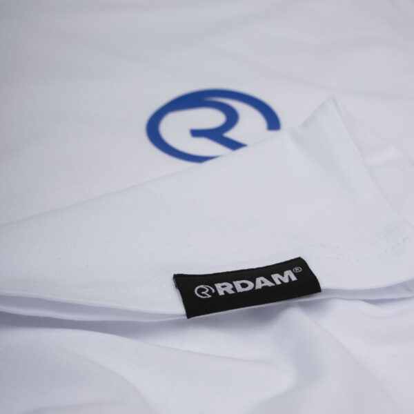 RDAM® | Iconic 3D Royal Blue op Wit | T-Shirt