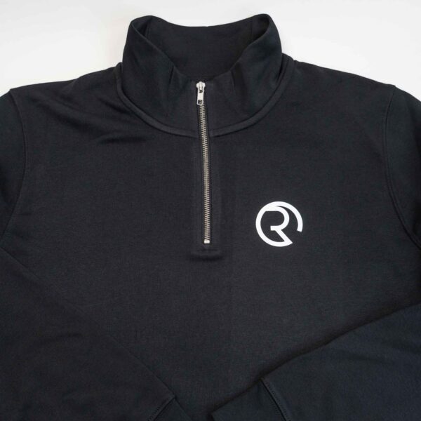 RDAM® | Iconic 3D Wit op Zwart | Quarter Zip