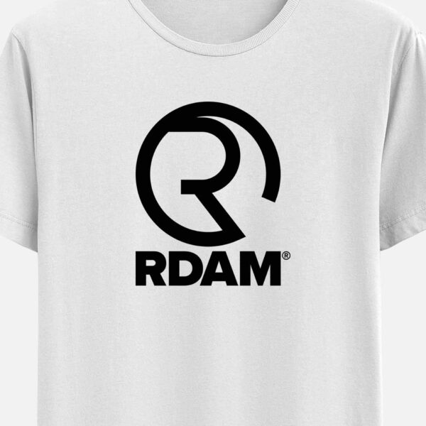 shirt rdam wit met zwarte opdruk