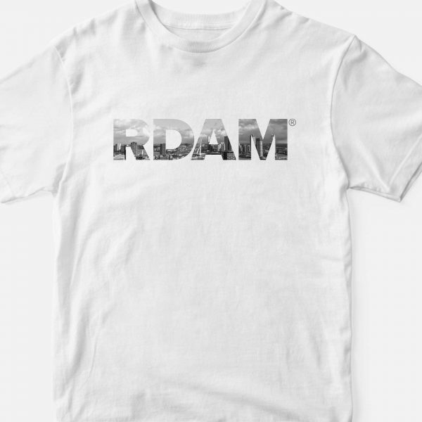 RDAM® | Rotterdam Skyline op Wit | Kindershirt