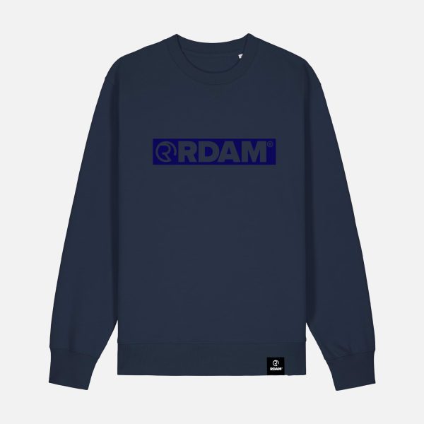 RDAM® | Flock Outline Navy op Navy Blue | Sweater