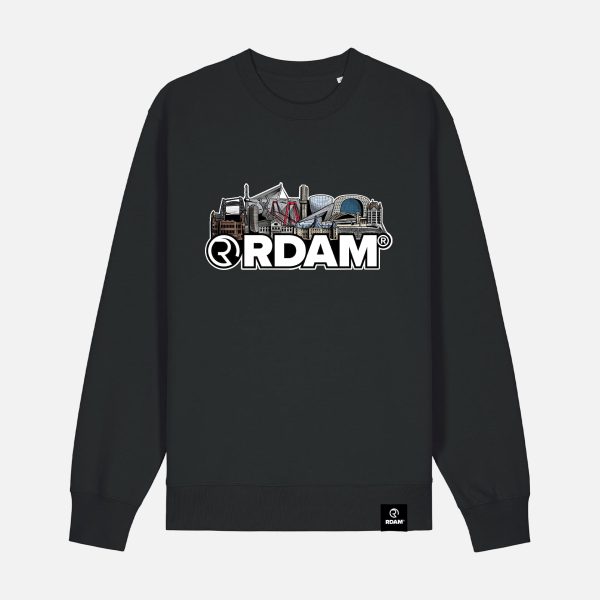RDAM® | Illustrated XL Color op Zwart | Sweater