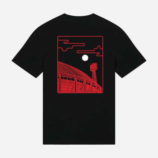 RDAM® | De Kuip Lampjes Lineart Rood-Wit | T-Shirt