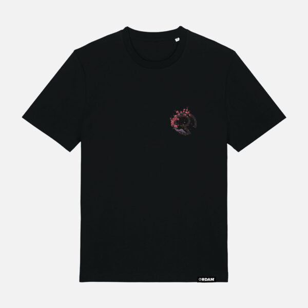 RDAM® | Sakura Editie op Zwart | T-Shirt