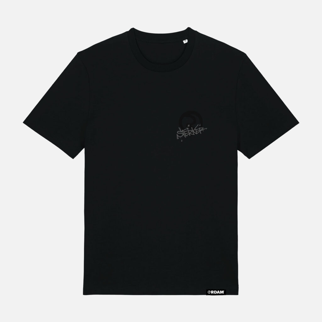 RDAM® | Sterker Door Black on Black | T-Shirt
