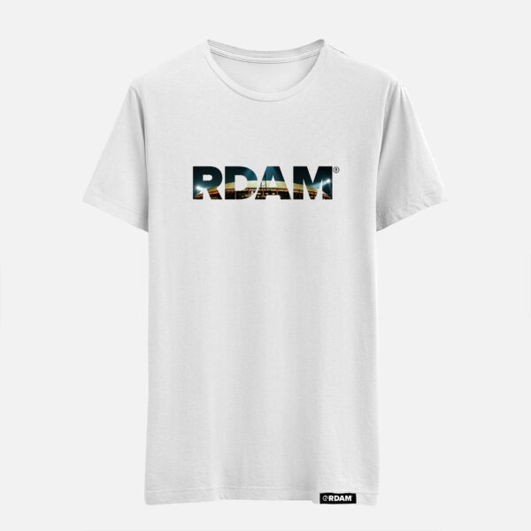 RDAM® | Feyenoord Kuip Lampjes Editie op Wit | T-Shirt